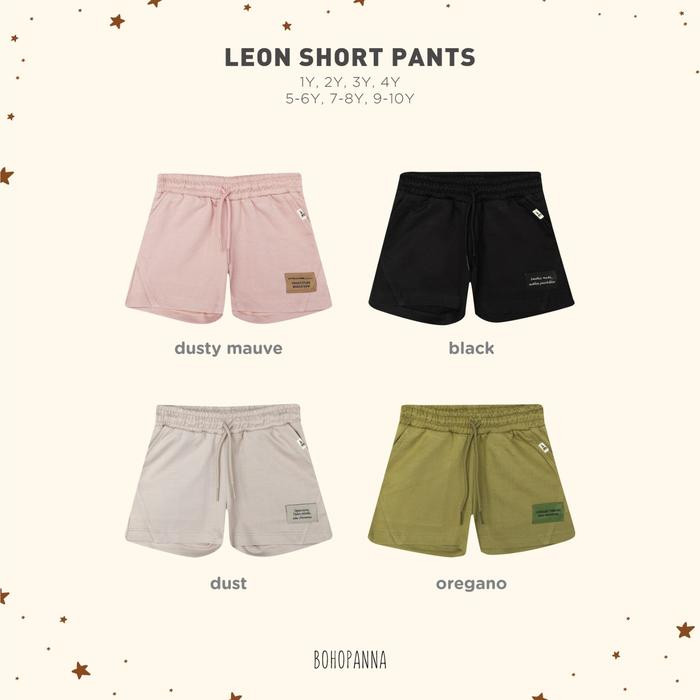 BOHO LEON SHORT PANTS - DUSTY MAUVE 4Y