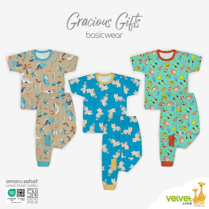 VELVET STLN KP PDK PJG L GRACIOUS GIFTS 3PCS