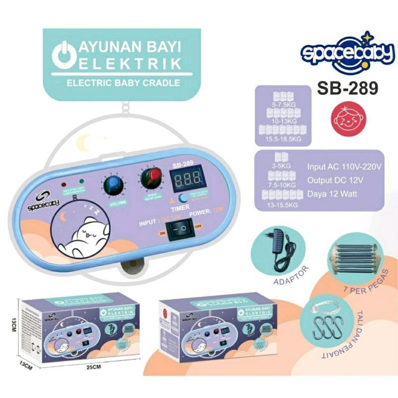 SPACEBABY MESIN AYUN BAYI SB-289