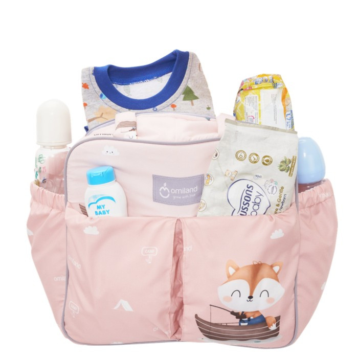 OMILAND TAS BAYI MEDIUM FOX SERIES PEACH OT03052