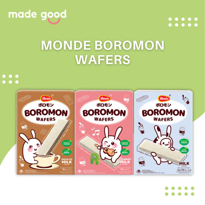 MONDE BOROMON WAFERS MILK 120GR