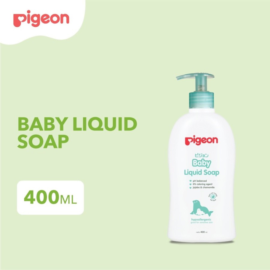 PIGEON BABY LIQUID SOAP CHAMOMILE 400ML PUMP