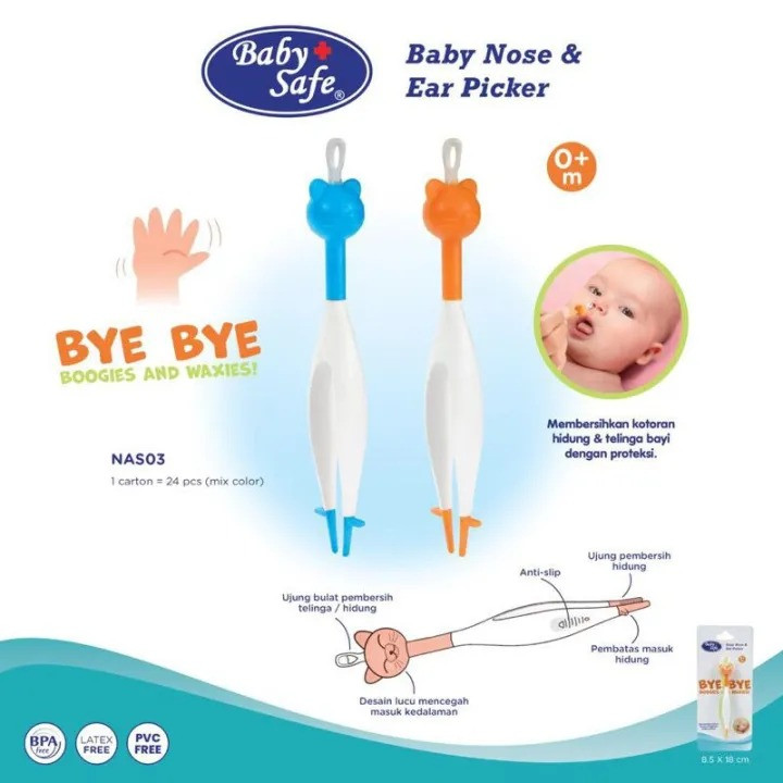 BABY SAFE BABY NOSE&EAR PICKER NAS03