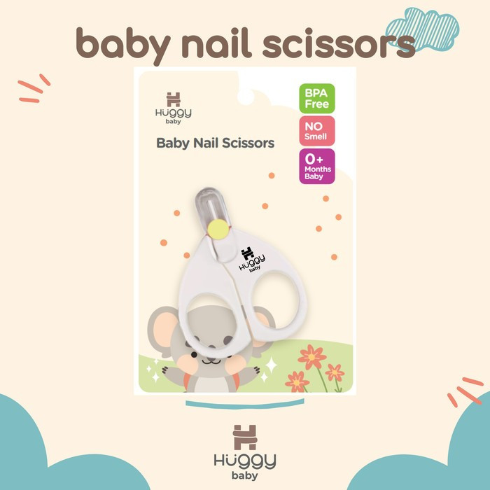 HUGGY BABY SAFETY NAIL SCISSORS GK002