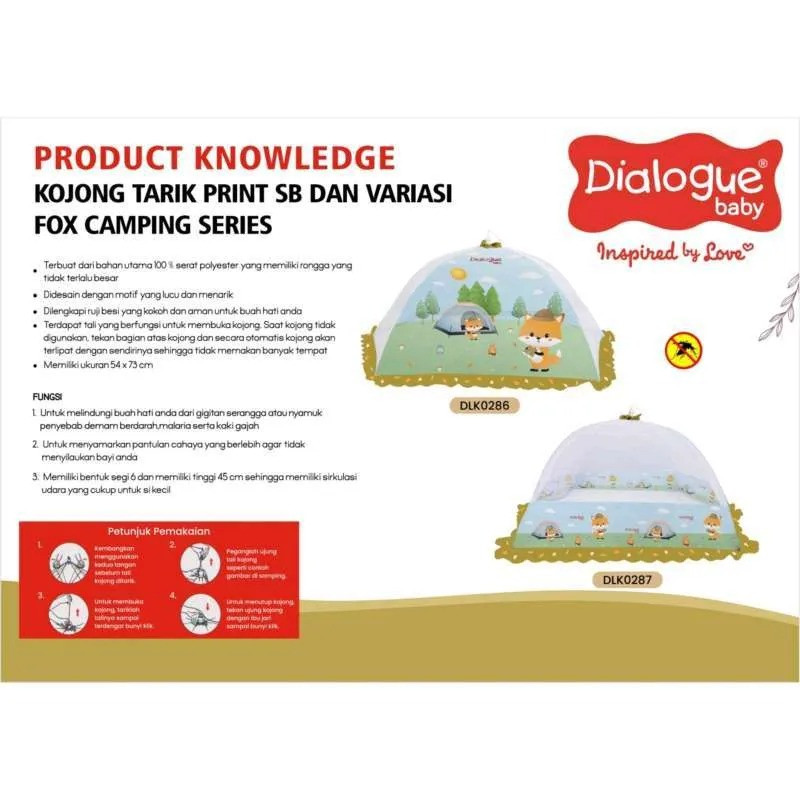 DIALOGUE KOJONG TARIK VARIASI PRINT SB CAMPING FOX DLK0287