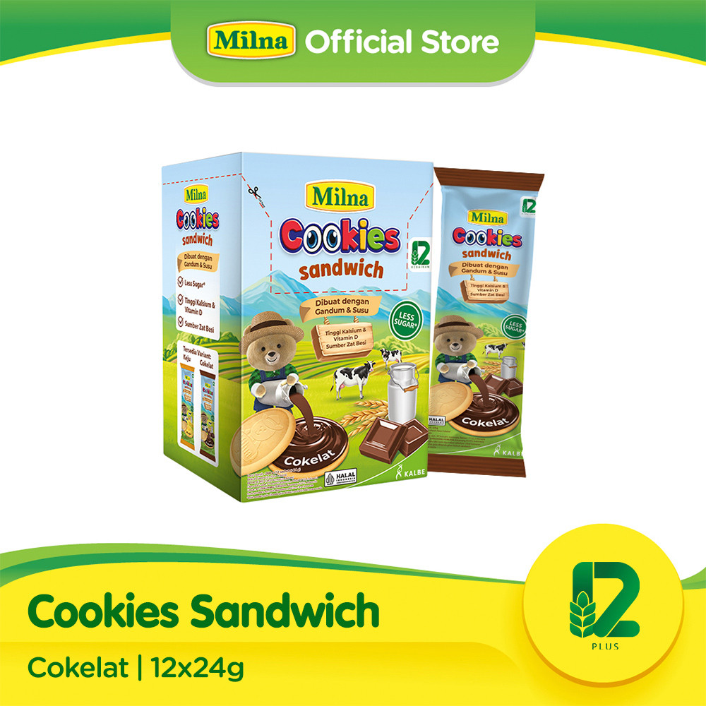 MILNA COOKIES SANDWICH KEJU 1BOX