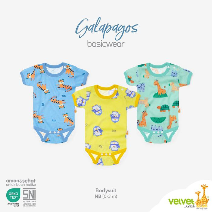 VELVET BAJU KODOK SEGITIGA GALAPAGOS