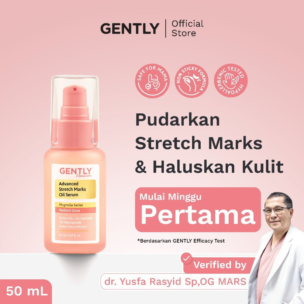 GENTLY MAMA CARE STRETCHMARK OIL SERUM 50 ML