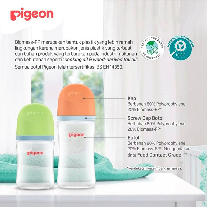 PIGEON TWIN PACK BTL BPP WIDENECK 160ML
