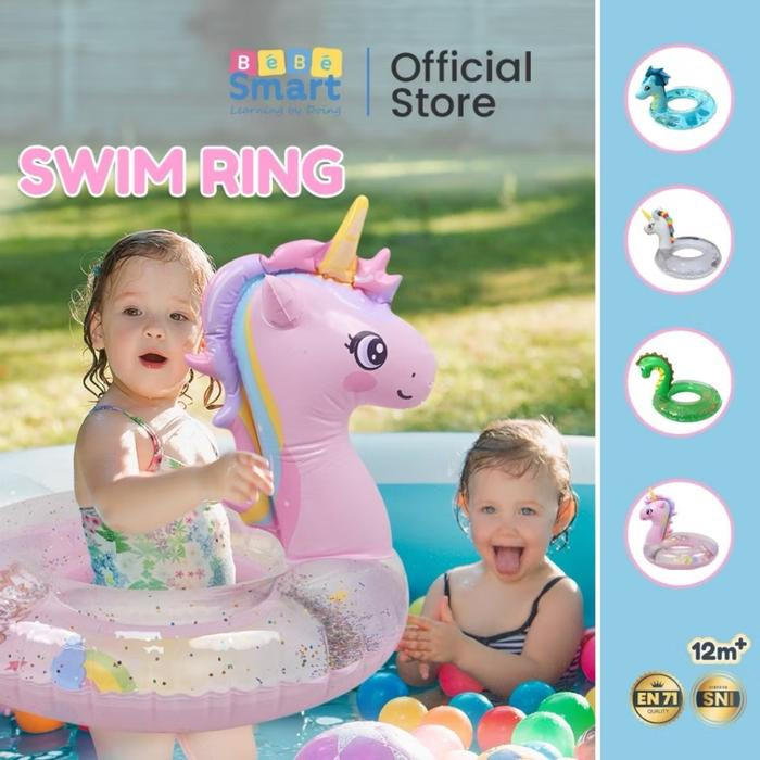 BEBE SMART SWIM RING BBS 3902 UNICORN WHITE
