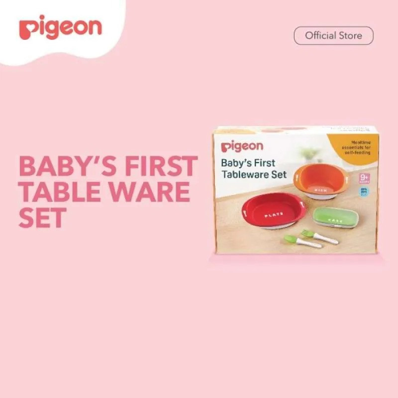 PIGEON BABYS FIRST TABLE WARE