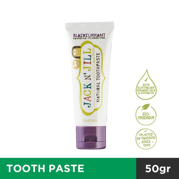JACK N` JILL NATURAL TOOTHPASTE BLACKCURRANT