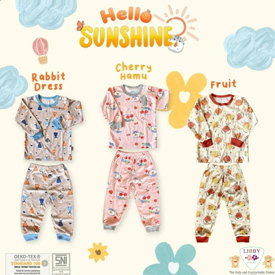 LIBBY SETELAN PANJANG NB PAMPERS HELLO SUNSHINE
