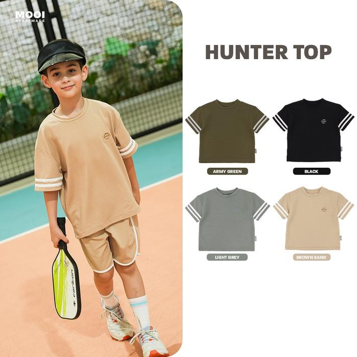 MOOI HUNTER TOP ARMY GREEN 5-6Y