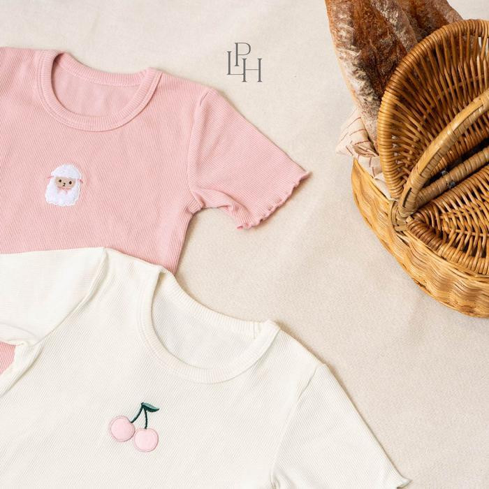 PALMERHAUS AUDREY GIRL ATTIRE SET CHERRY 2Y