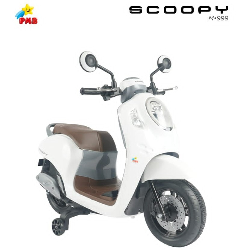 PMB MOTOR AKI M999 HONDA SCOOPY WHITE