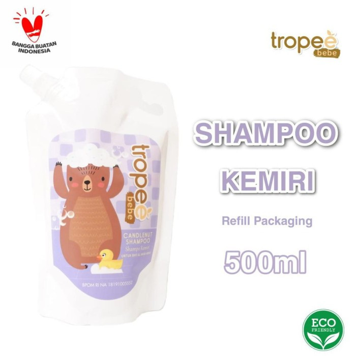 TROPEE BEBE SHAMPOO CUNDLENUT 500ML-REFFIL