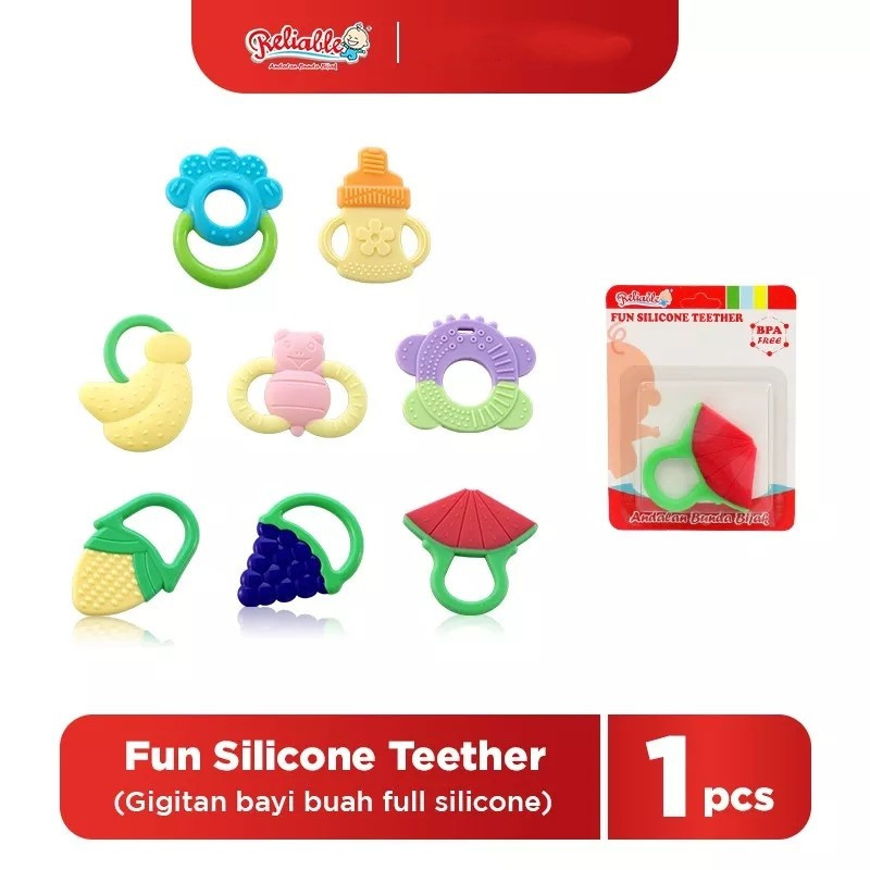 RELIABLE FUN SILICONE TEETHER RAC-8844