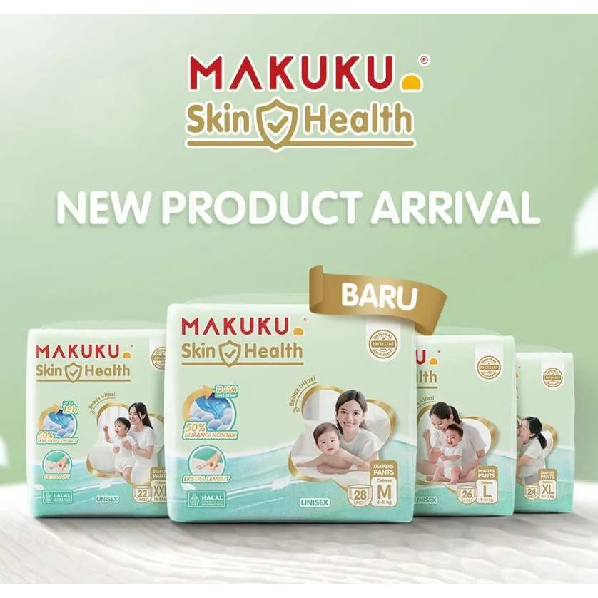 MAKUKU DIAPERS SKIN HEALTH PANTS L26