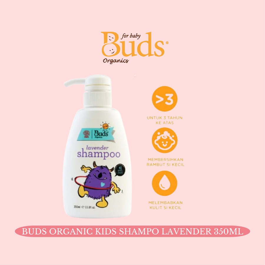 BUDS SHAMPOO LAVENDER 350ML