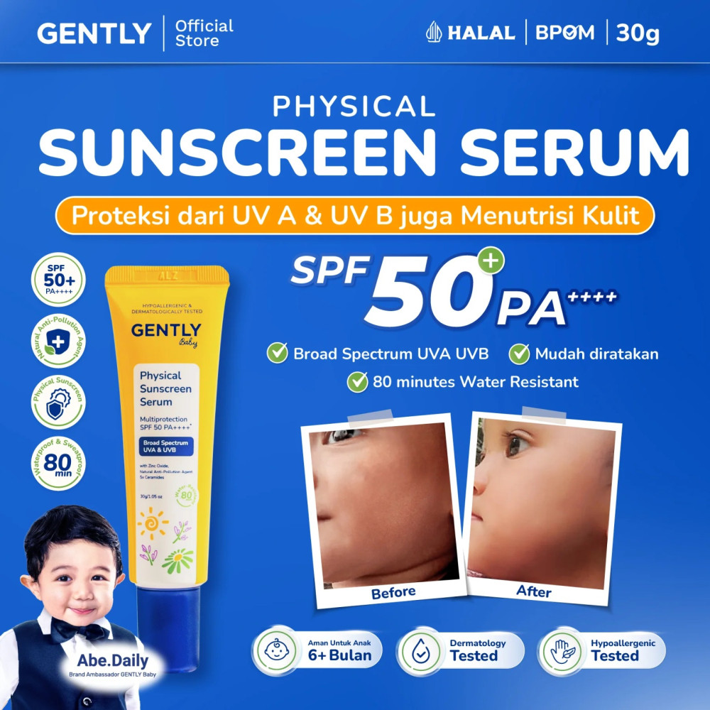 GENTLY PHYSICAL SUNSCREEN SERUM SPF 50 PA++++