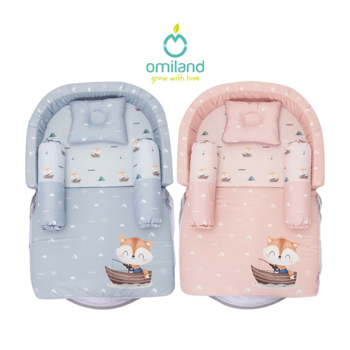 OMILAND KASUR BAYI LIPAT FOX SERIES BIRU OK03051
