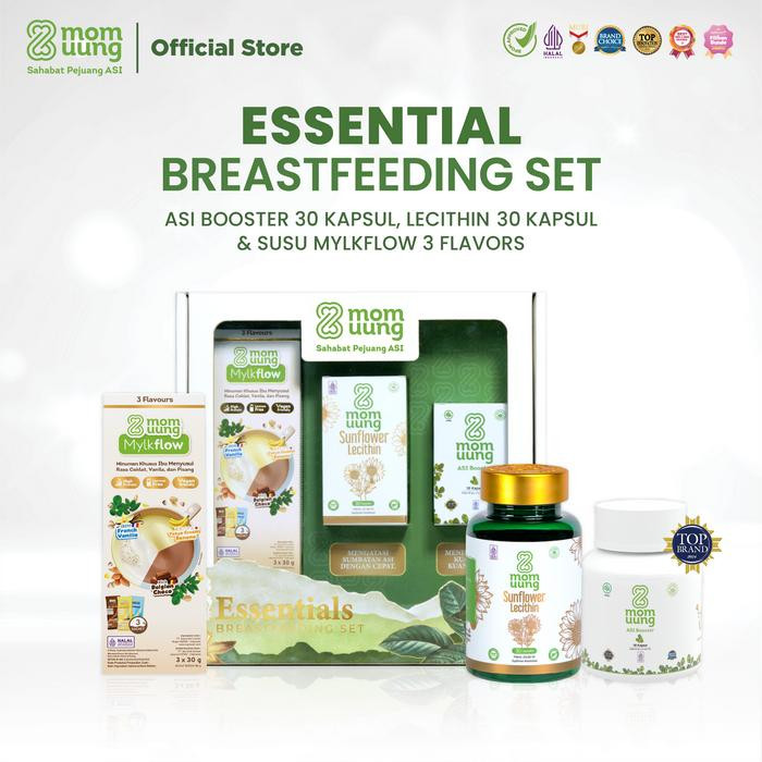MOMUUNG PAKET ASI BOOSTER 30`S + LECITHIN + MILK