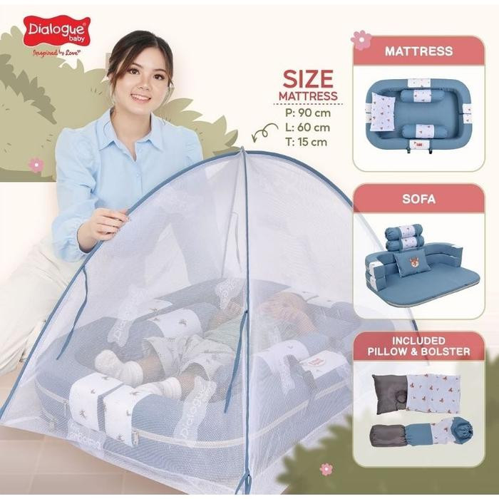 DIALOGUE KASUR LIPAT SOFA + KELAMBU DEERLY SERIES DGK9309