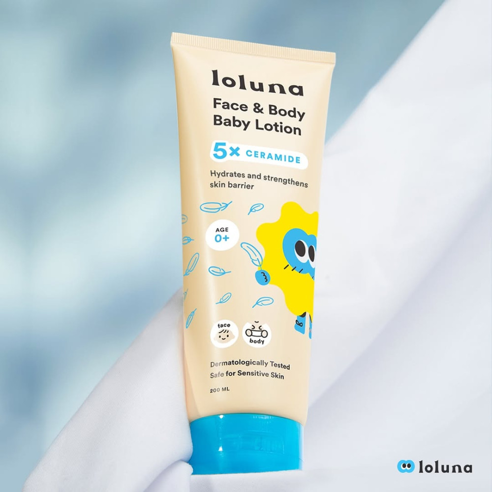 LOLUNA FACE AND BABY BODY LOTION 200ML