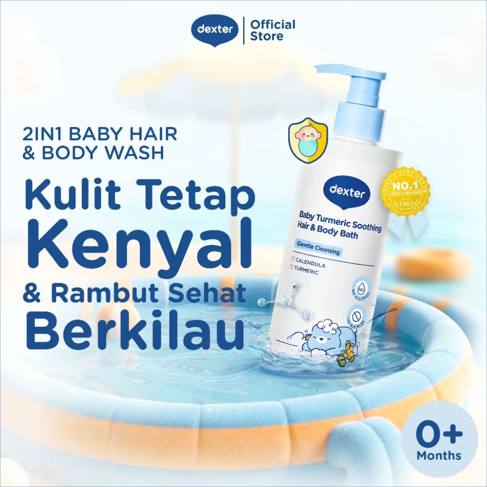 DEXTER SOOTHING HAIR & BODY BATH 300ML