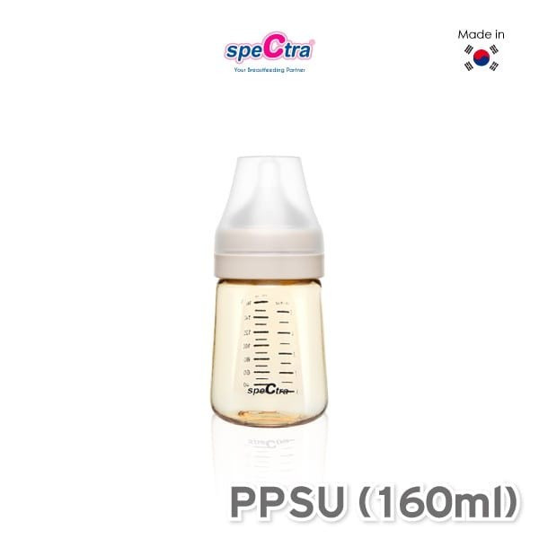 SPECTRA NEW PPSU BABY BOTTLE 160ML - YELLOW