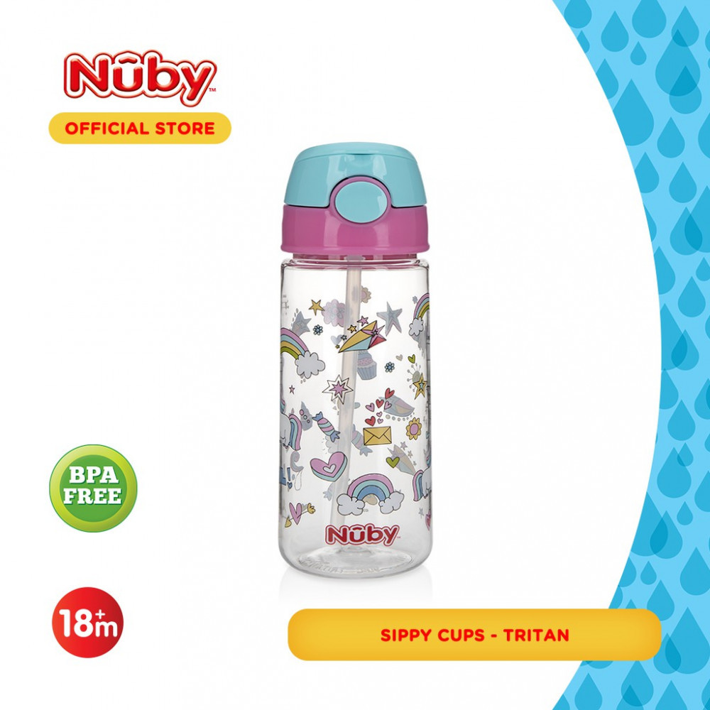 NUBY TRITAN FLIP IT UNICORN 532ML NB209