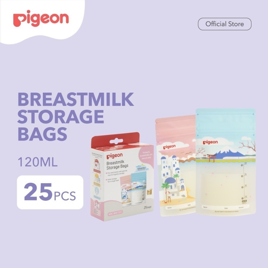 PIGEON BREAST MILK STORAGE BAG 120ML