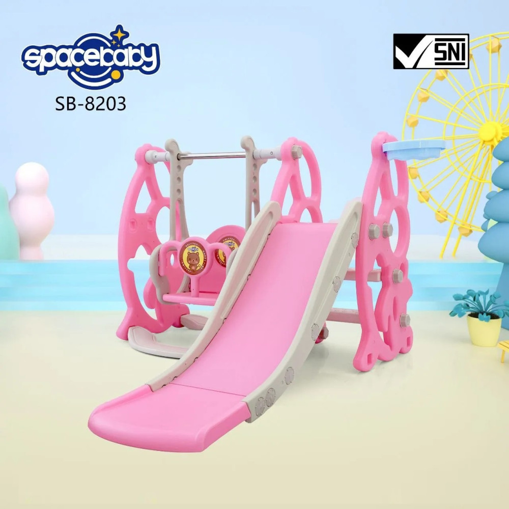 SPACEBABY SLIDE 3IN1 SB-8203 PINK