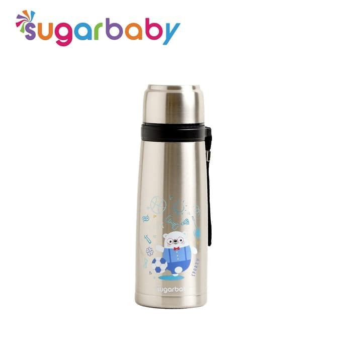 SUGAR BABY STRONG VACUUM STAINLESS STEEL BOTTLE SILVER VSBST600-SV01