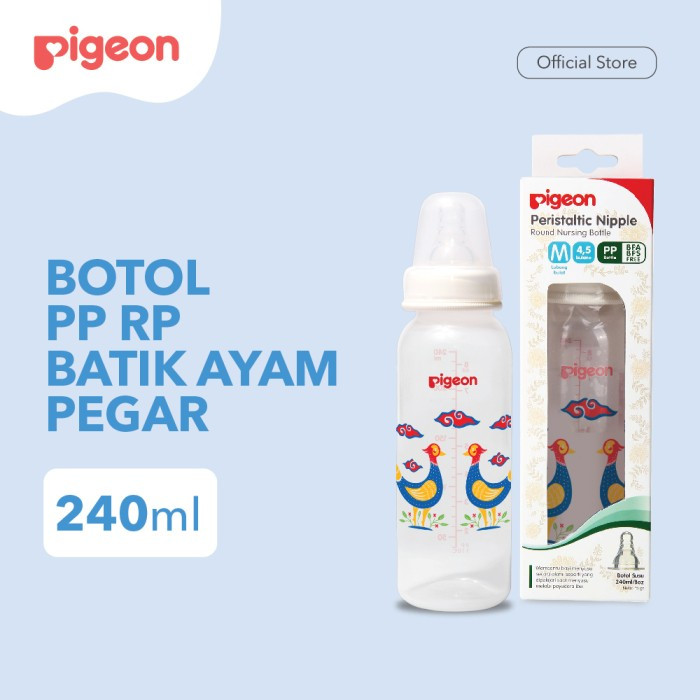PIGEON BTL PP RP 240ML BTK AYAM PEONY W/S