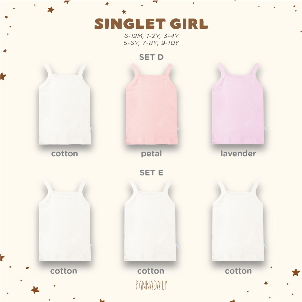 BOHO PANNA SINGLET GIRL - D 3-4Y