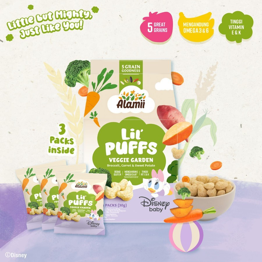 ALAMII LIL PUFFS VEGGIE GARDEN 30G