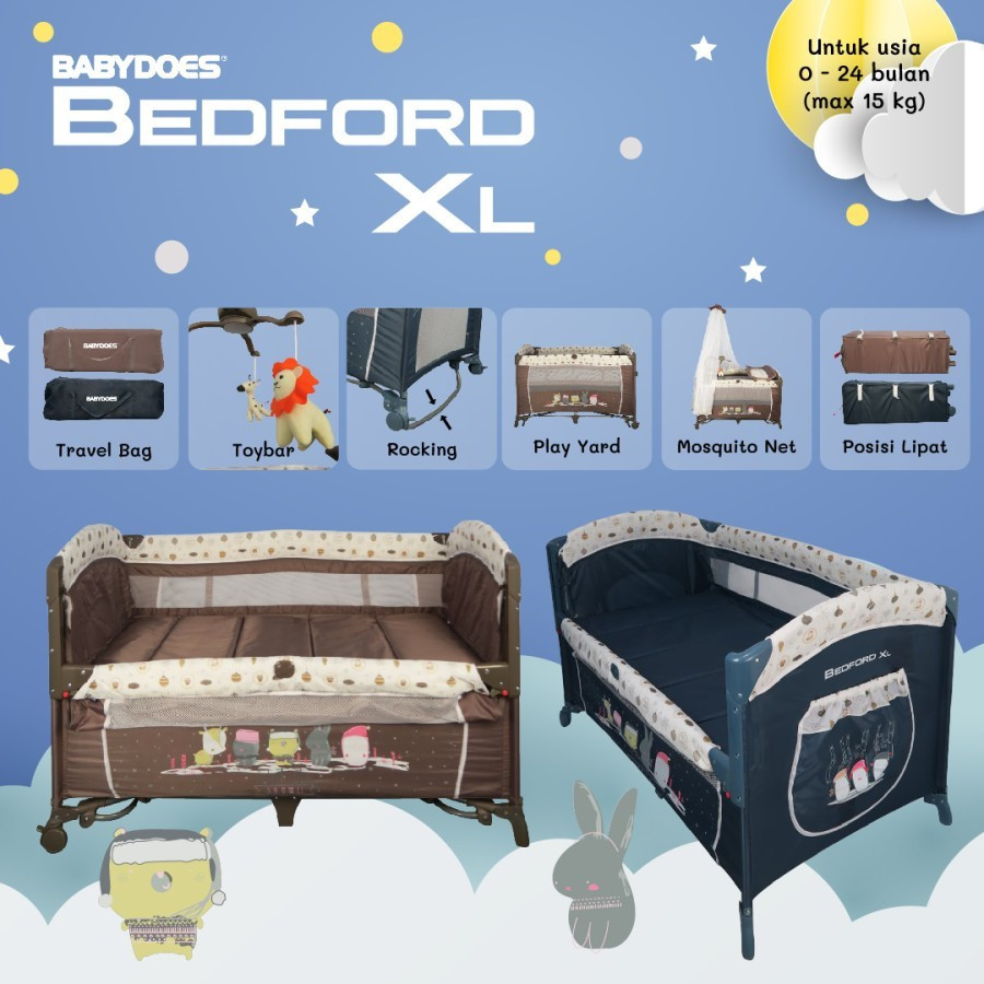 BABY DOES BABY BED CH 17918 BP BEDFORD XL BEIGE
