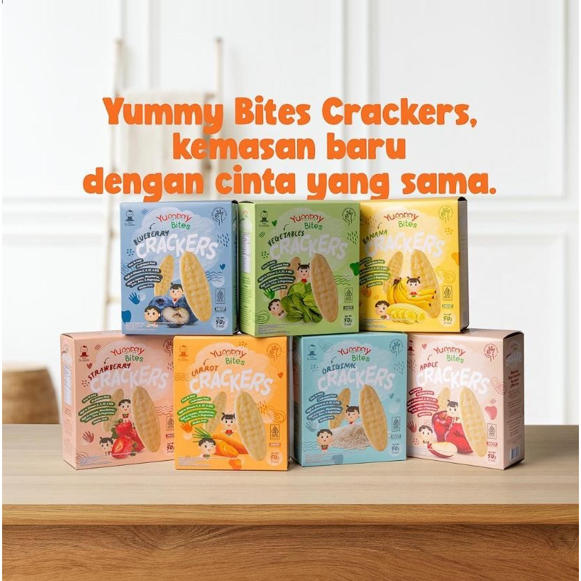 YUMMY BITES FLAVOUR APPLE 6+ 50 G
