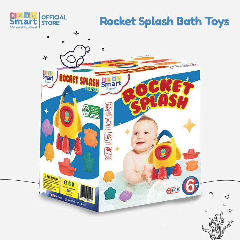 BEBE SMART ROCKET SPLASH BATH TOYS BSC 613