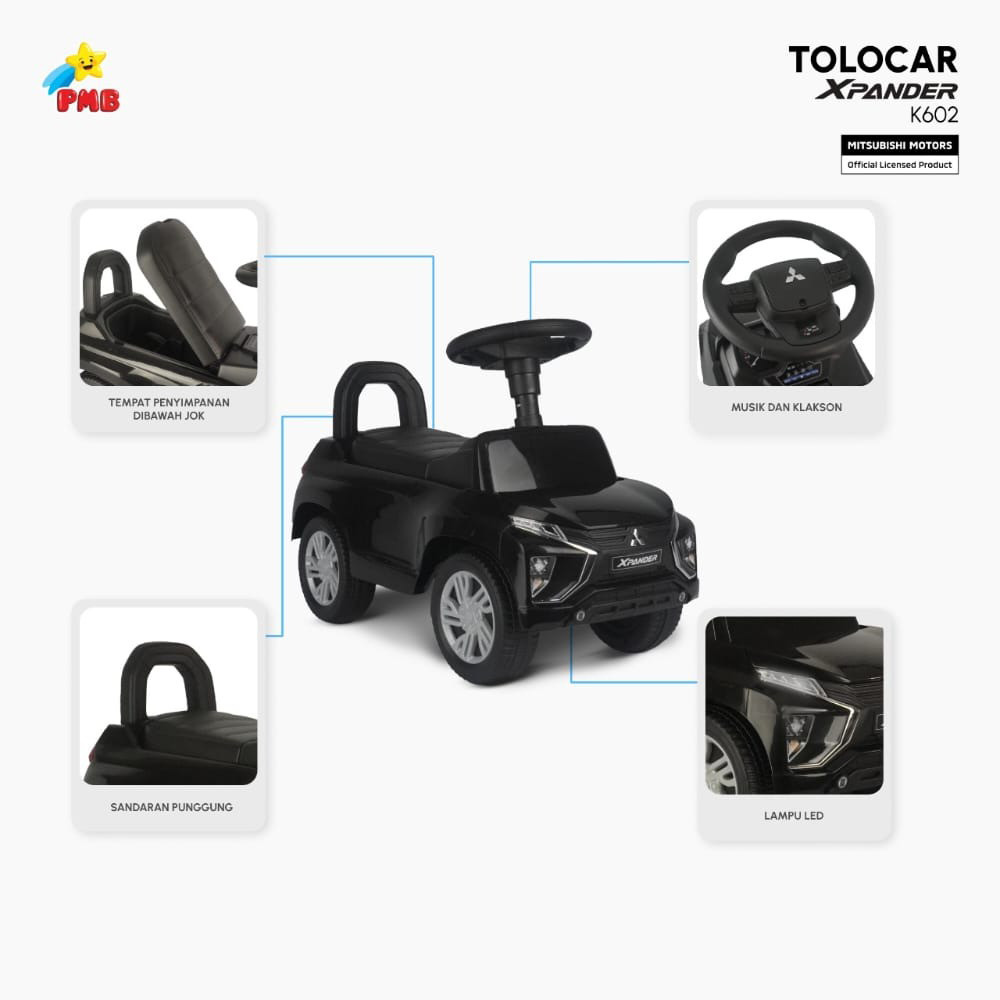 PMB TOLO CAR XPANDER K602 HITAM