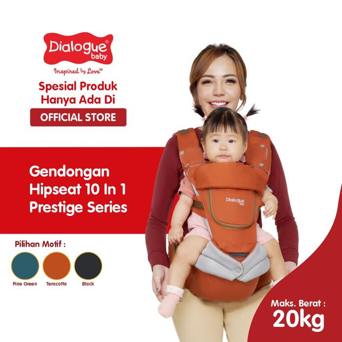 DIALOGUE GENDONGAN HIPSEAT+SSC M-SHAPE AIRFLOW 10IN1 PRESTIGE SERIES DGG4420
