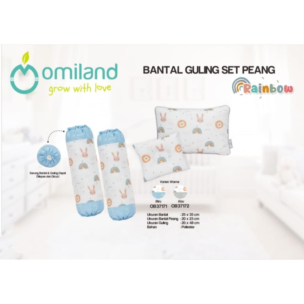OMILAND BANTAL GULING SET PEANG RAINBOW BIRU OB37171