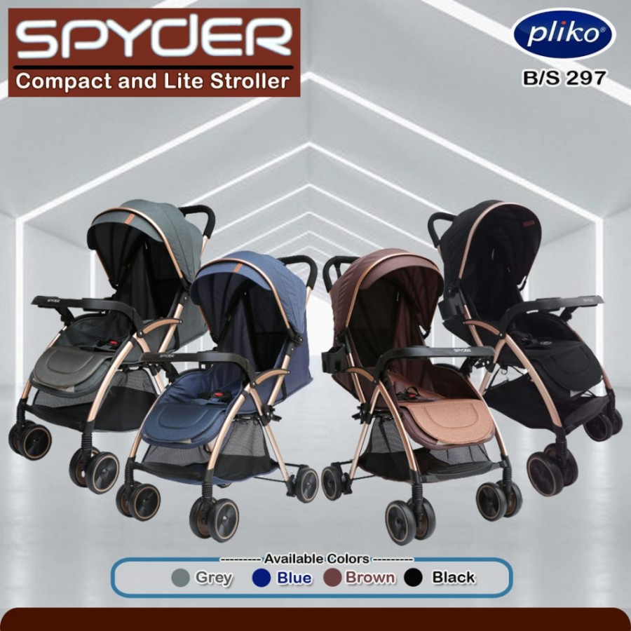 PLIKO STROLLER SPYDER 297 NAVY BLUE