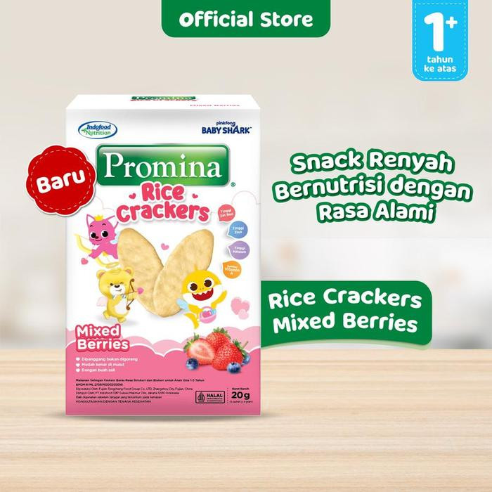 PROMINA RICE CRACKERS MIX BERRIES