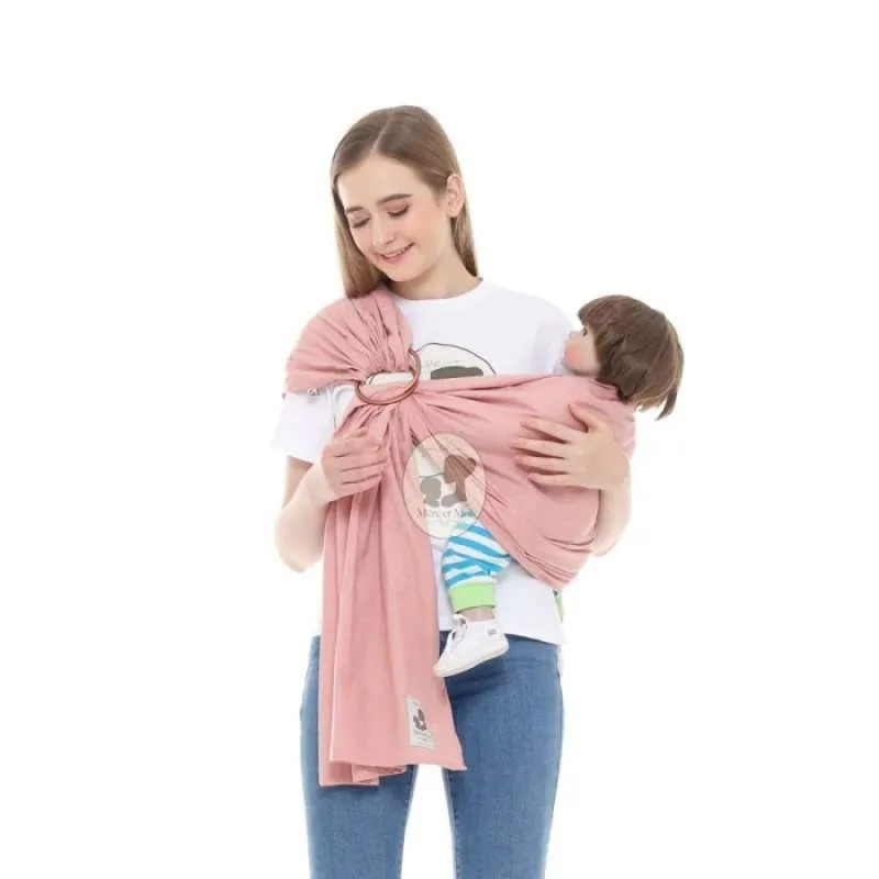 MEREETMOI GENDONGAN SAMPING RING SLING DUSTY PINK