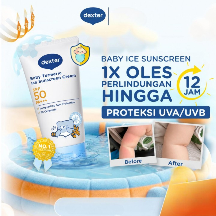 DEXTER BABY ICE SUNSCREEN SPF 50 PA+++ 50GR