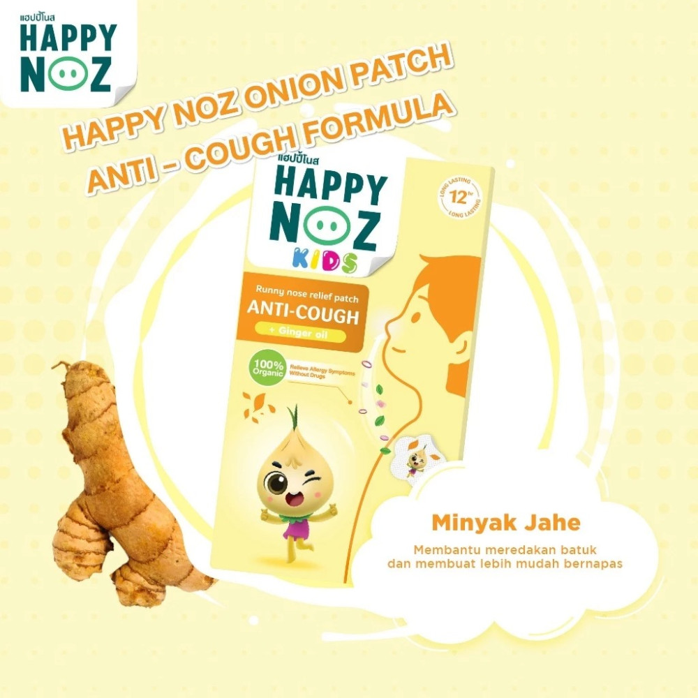 HAPPYNOZ RELIEF PATCH ANTI COUGH