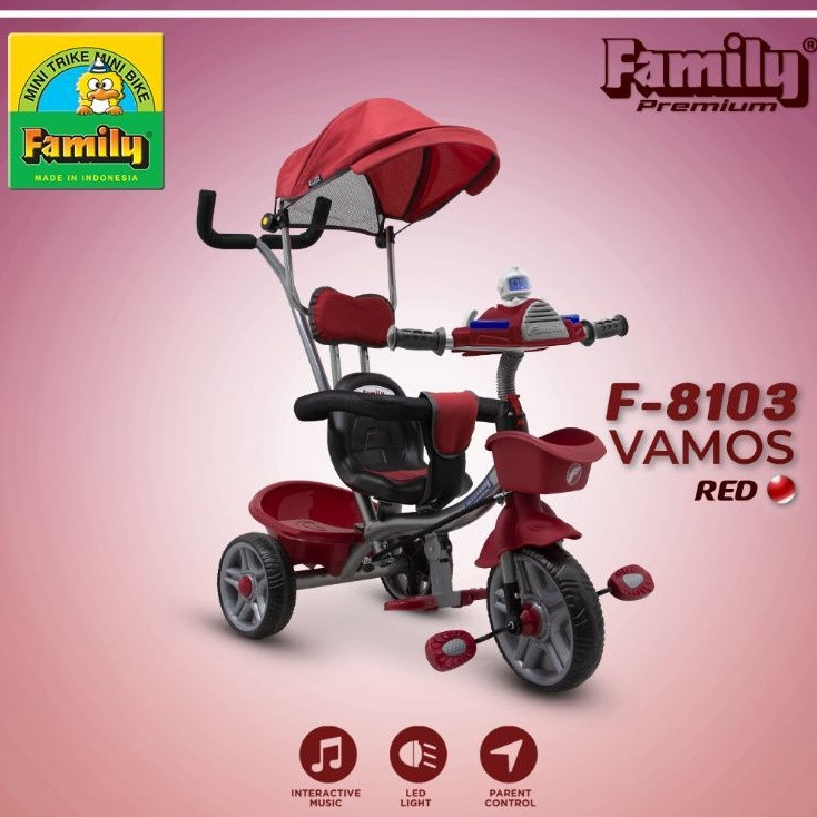FAMILY SEPEDA VAMOS F-8103 RED